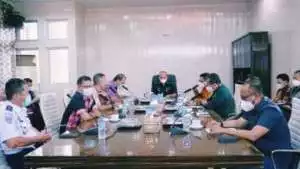  Molen Wali Kota Pangkalpinang Menerima Kunker Tim Pengendalian Inflasi Daerah Kabupaten OKI