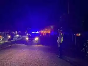 Demi Menekan Angka Kecelakaan dan Pelanggaran Lalu Lintas,Satlantas Polres Bangka Barat Laksanakan Patroli Rutin