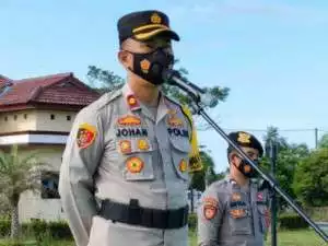 Operasi Aman Nusa II ,Wakapolres Bangka Barat Ajak Masyarakat Ikut Vaksinasi dan Tetap Patuhi Prokes