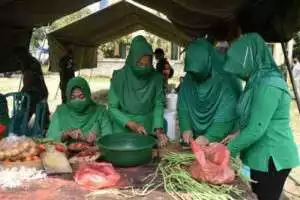Berbagi kebaikan dibulan Ramadhan, Kodim Sragen Dirikan Dapur Umum