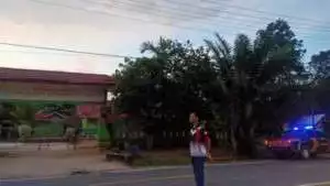 Sat Binmas Polres Bangka Barat Rutin Patroli Subuh Keliling