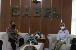 Kapolda Babel ; Irjen Pol Drs.Yan Sultra Menerima Kunjungan Kerja Kepala BPH Migas