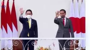 Presiden Jokowi Sambut PM Jepang Fumio Kishida di Istana Bogor