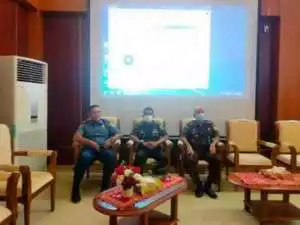 Danrem 045/Gaya Hadiri Rapat Paripurna Laporan Keterangan Pertanggung Jawaban (LKPJ) Gubernur Kep Babel Tahun 2021