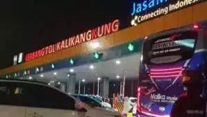 Gardu Transaksi Gerbang Kalikangkung Siap Hadapi Lonjakan Pemudik