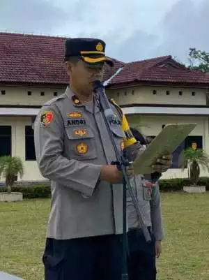 Wakapolres Bangka Barat Minta Personel Tingkatkan Disiplin 