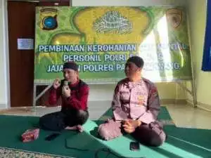 Polres Pangkalpinang Laksanakan Giat Pembinaan Rohani dan Mental Personel