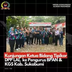 Mengunjungi Pengurus BPAN & KGS A.I. Sukabumi, Agustinus : Jaga Soliditas Antar Pengurus & Anggota Aliansi Indonesia