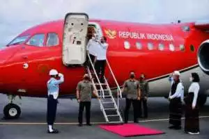 Presiden Jokowi  Lanjutkan Kunjungan Kerja di Sumba Timur