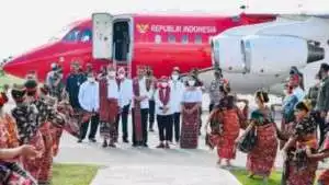 Presiden Tiba di Sumba Timur, Tinjau Pabrik Pengolahan Sorgum