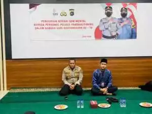 Penguatan Rohani dan Mental Personil Polres Pangkalpinang, Jelang Hari Bhayangkara ke 76