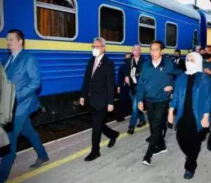 Misi Perdamaian, Presiden Jokowi Menuju Ukraina Naik Kereta