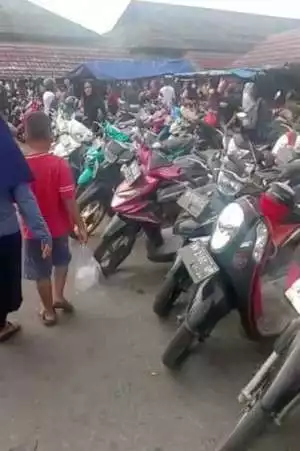 Ekonomi Masyarakat Belinyu Masih Normal, Pasar Ramai Pengunjung