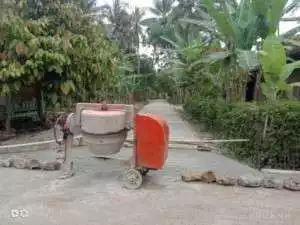 Diduga Cor Beton Batu Perahu Desa Rawi Asal Jadi