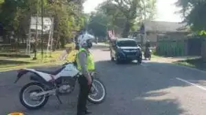 Sat Lantas Polres Bangka Barat Laksanakan Patroli Roda Dua