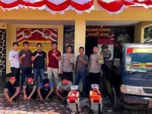 Tim Spider Ungkap Kasus Pencurian 2 Unit Mesin Traktor Milik Gapoktan Bukit Menpari Sejahtera 