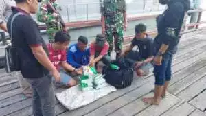 TNI AL Gagalkan Penyelundupan Sabu 14,077 Kg