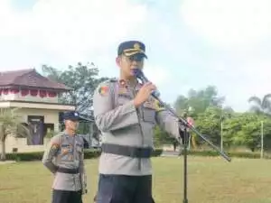 Wakapolres Bangka Barat Minta Anggota Disiplin dan Menjadi Pelayanan Masyarakat Terbaik