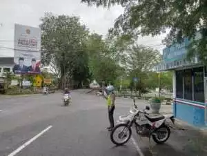 Satlantas Polres Bangka Barat Patroli di Daerah Rawan Laka Lantas