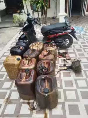 Reskrim Polsek Tungkal Jaya Bersama Tim Keamanan PT. Pertamina Gas berhasil Tangkap Pelaku Illegal Tapping