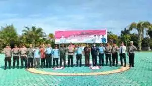 Jelang Pilkades Serentak,Polres Bangka Barat Melaksanakan Apel Gelar Pasukan