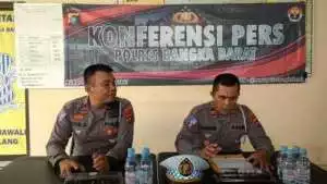 Sat Lantas Polres Bangka Barat Konferensi Pers Operasi Zebra Menumbing 2022