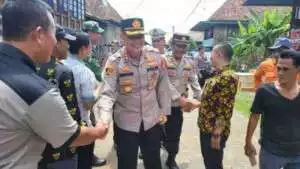 Perduli kemanusiaan Kapolres Muba sambangi korban kebakaran