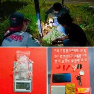Tim Gadak Sat Res Narkoba Polres Bangka Kembali Tangkap Pelaku Tindak Pidana Narkotika Jenis Sabu