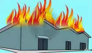 Ruangan Badan Intelkam Mabes Polri Terbakar