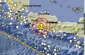 Gempa Sukabumi Akibat Aktivitas Batuan di Lempeng Indo-Australia