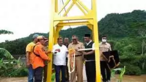 Jembatan Gantung Cimalim Diresmikan, Bupati Sukabumi Ajak Masyarakat Dan Memelihara