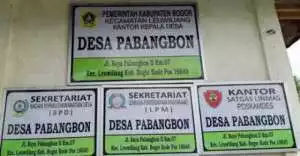 Kantor Desa Pabangbon Kecamatan Leuwiliang Terkesan seperti Tak Berpenghuni