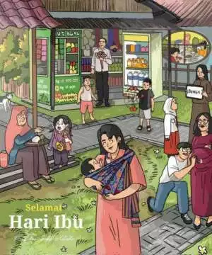 Di Hari Ibu, Jokowi Posting Poster Karikatur