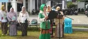 Di Hari Ibu, Camat Leuwiliang H. Daswara Posting Nasi Tumpeng.