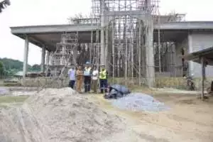 PT Timah Tbk Serahkan Bantuan untuk Pembangunan Masjid Nur Naqsyabandi Desa Paku