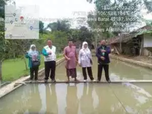 Kembangkan Budidaya Ikan Di Pesantren, Dinas Perikanan Monitoring Di Purabaya