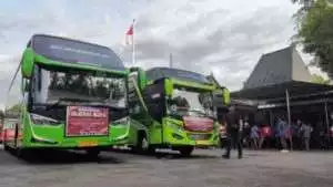 Giliran Ratusan Perangkat di Wonogiri Yang ke Jakarta, Tuntutannya Ingin di Angkat Jadi ASN Serta Peningkatan Tunjangan Kesejahteraan