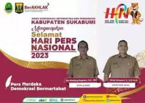 DISKOMINFOSAN Kab. Sukabumi Mengucapkan Selamat Hari PERS Nasional Tahun 2023 