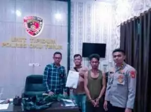 Emosi, Gegara Ditanya Kotak Getah Karet, Punggung Ari Disabet Parang