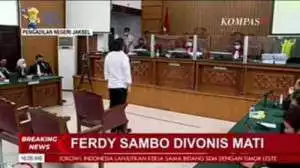 Ferdy Sambo Divonis Hukuman Mati