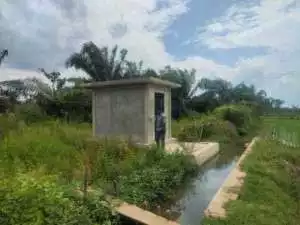 Rumah Mesin Sedot Air Desa Madang Disinyalir Untuk Kepentingan Pribadi.