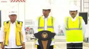Diresmikan, Presiden: Tol Semarang-Demak Juga Berfungsi Sebagai Tanggul Laut