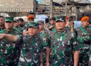 Panglima TNI dan KSAD Turun Langsung ke Lokasi Kebakaran Depo Pertamina di Plumpang