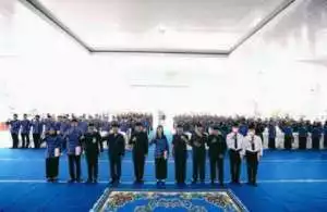 Ketua TP PKK OKU Timur Hadiri Rakon PKK dan Rakerda Dekranasda Se-Sumsel