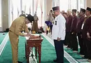 Bupati Enos Buka Seleksi Tilawatil Qur''an dan Hadits Ke X Tingkat Kabupaten OKU Timur 