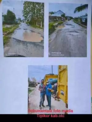 P.T.Samora Tulung selapan Diduga rusak jalan desa dan kangkangi perda no : 4 tahun 2014