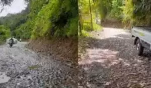 UPTD PU Palabuhan Ratu Ajukan Perbaikan Jalan Rusak di Ruas Warungkiara-Mekarasih Sukabumi