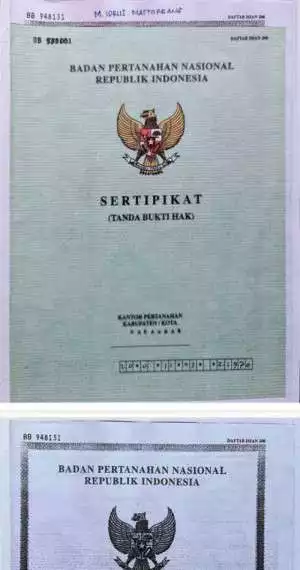 Terbit Sertifikat Palsu berdasarkan No: 86/PDT/G/97/PN.UP.Keputusan yang sudah dibatalkan