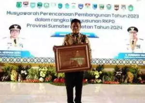 Musrenbang RKPD Tahun 2024, Pemkab OKU Timur Raih Penghargaan Terbaik