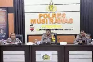 Rapat persiapan May Day 2023 polres musi rawas polda sumsel.
